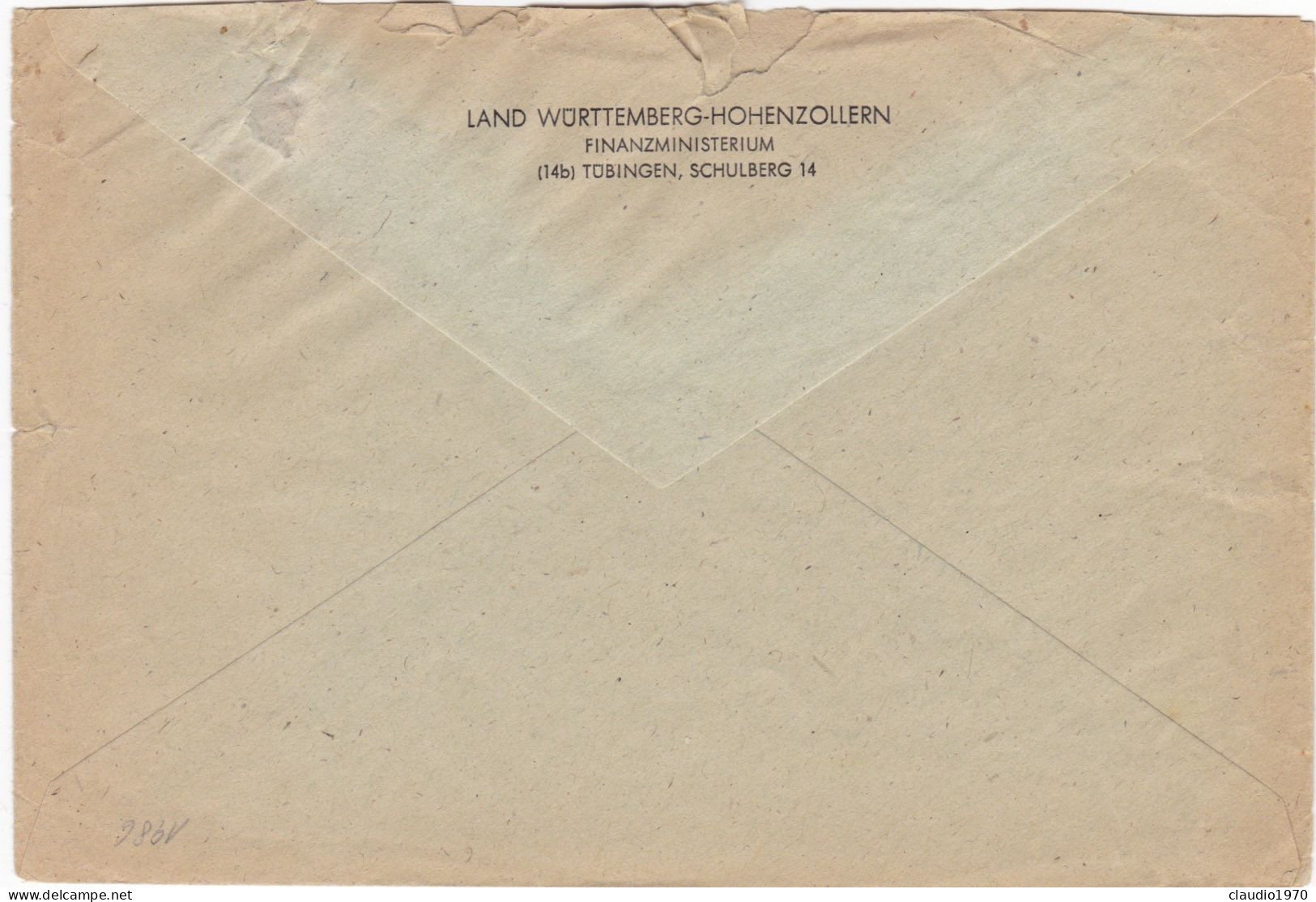 GERMANIA - STORIA POSTALE - BUSTA - 1950 - Other & Unclassified