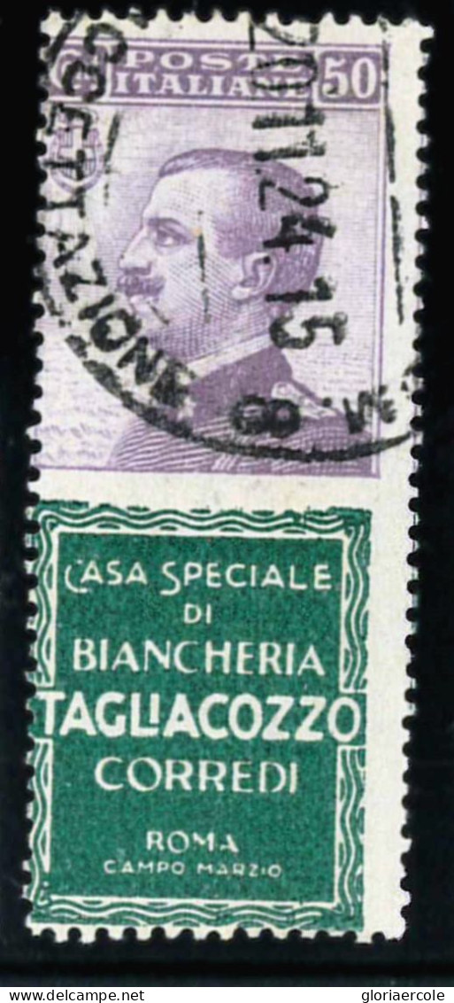 P3107 G - ITALIA REGNO , PUBBLICITARI SASS NR. 17 , LEGGERMENTE USATO - Oblitérés