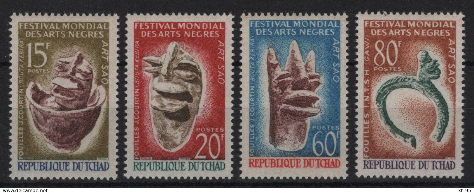 Tchad - N°119 à 122 - * Neufs Avec Trace De Charniere - Cote 6.50€ - Ciad (1960-...)