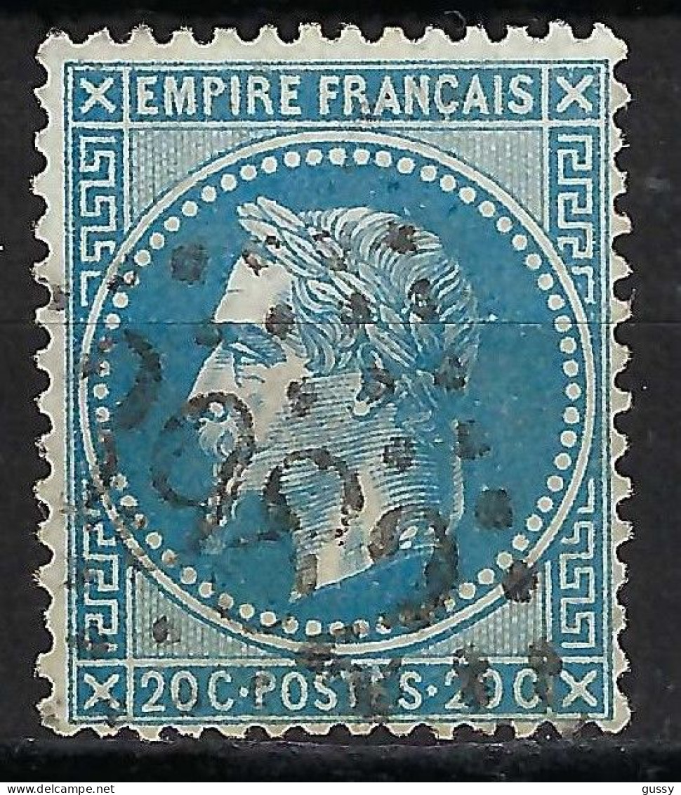 FRANCE Classique, B Obl. GC Des Villes Sur TP Isolés: GC 3982 (TOULOUSE,1) Sur Y&T 29A - 1863-1870 Napoléon III Lauré