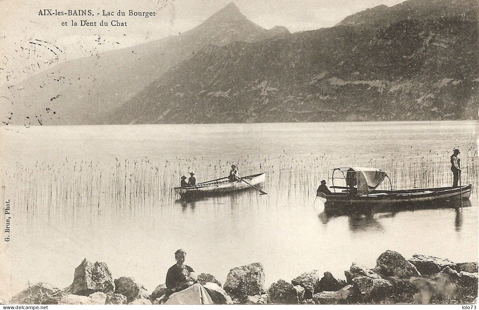 Aix Les Bains - Lac Du Bourget Et La Dent Du Chat - Le Bourget Du Lac