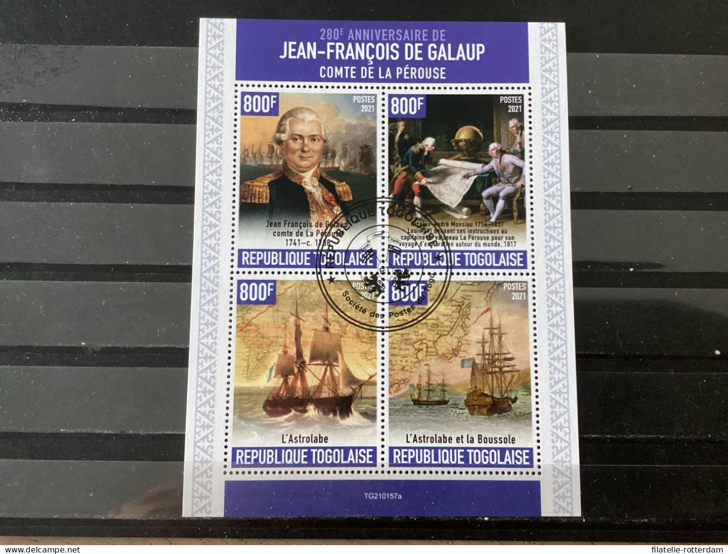 Togo - Sheet Jean-Francois De Galaup 2021 - Togo (1960-...)