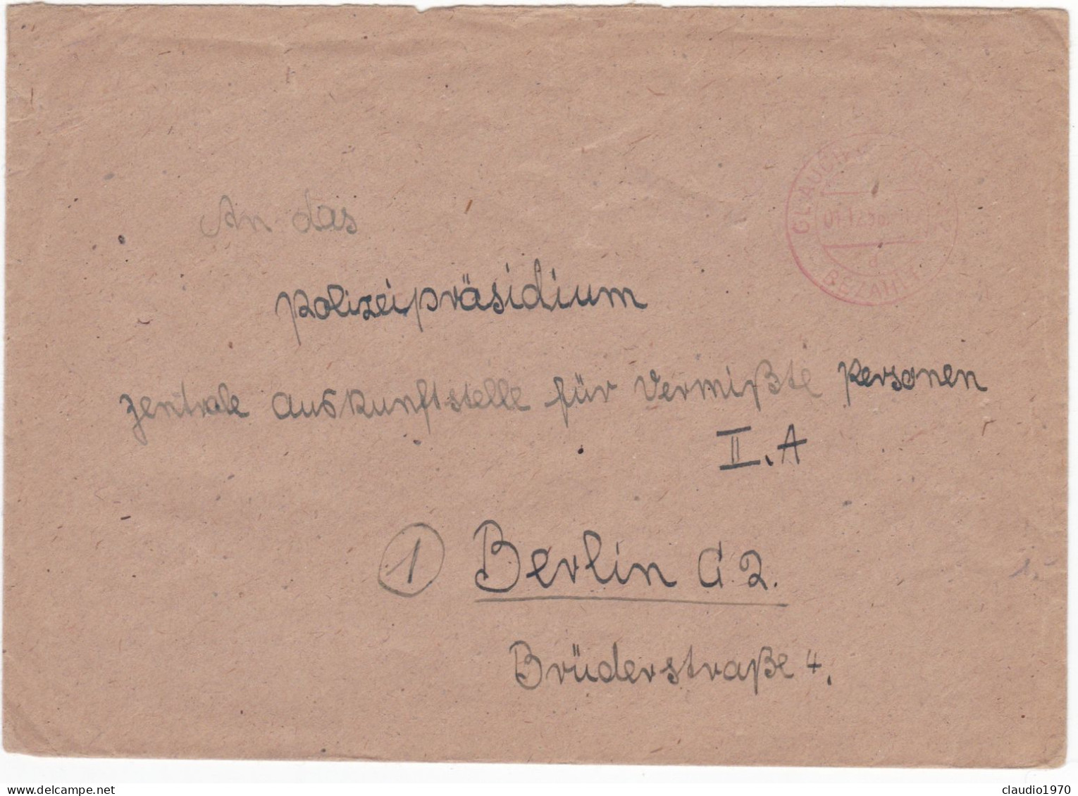 GERMANIA - STORIA POSTALE - BUSTA - 1956 - Other & Unclassified