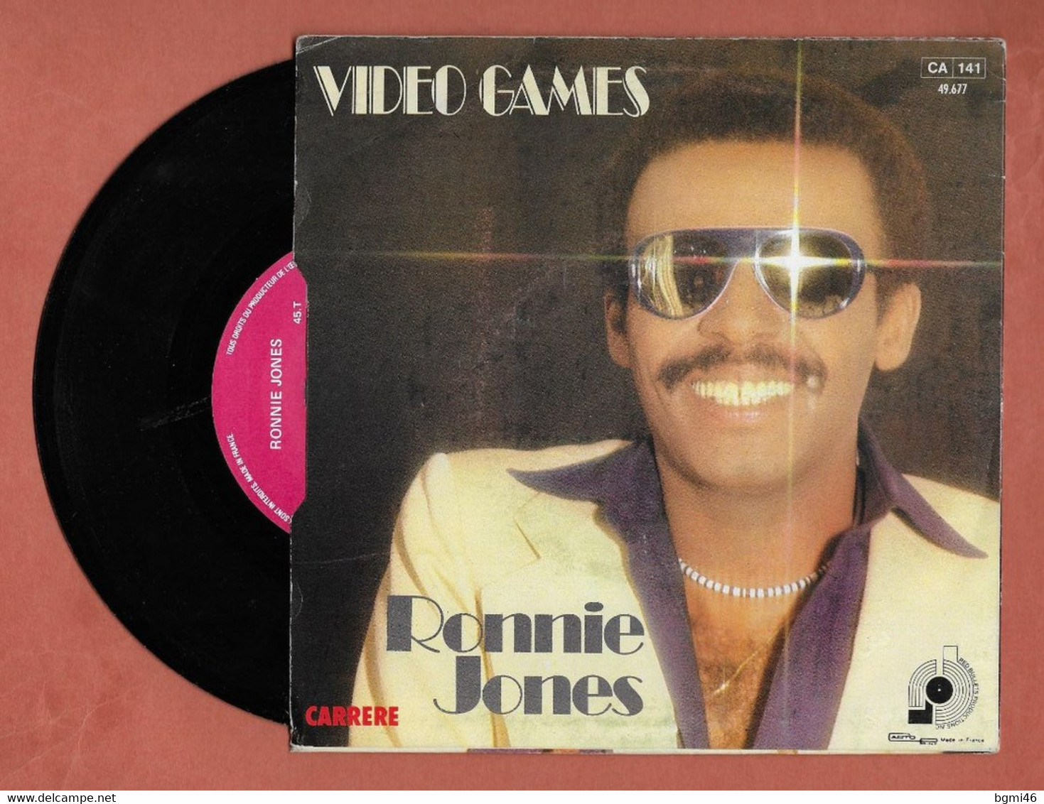 Disque Vinyle 45 Tours : RONNIE JONES :  VIDEO GAMES..Scan B  : Voir 2 Scans - Autres & Non Classés