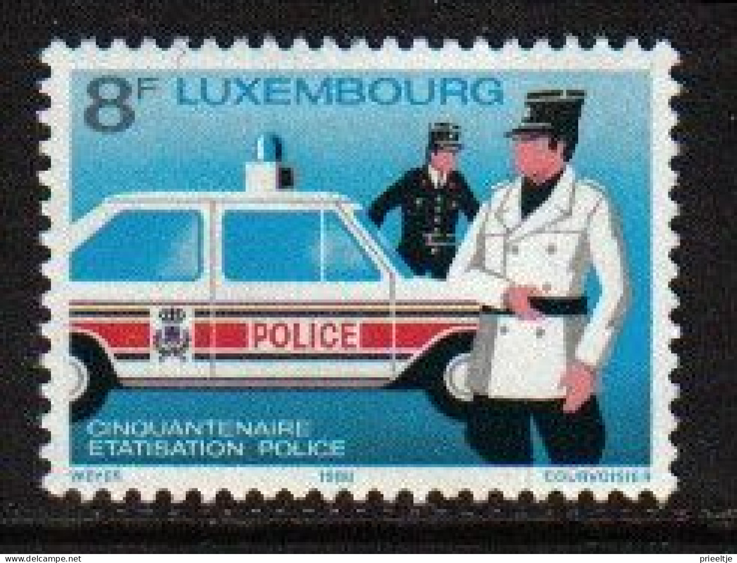 Luxemburg 1980 Police 50th Anniv. Y.T. 967  ** - Unused Stamps
