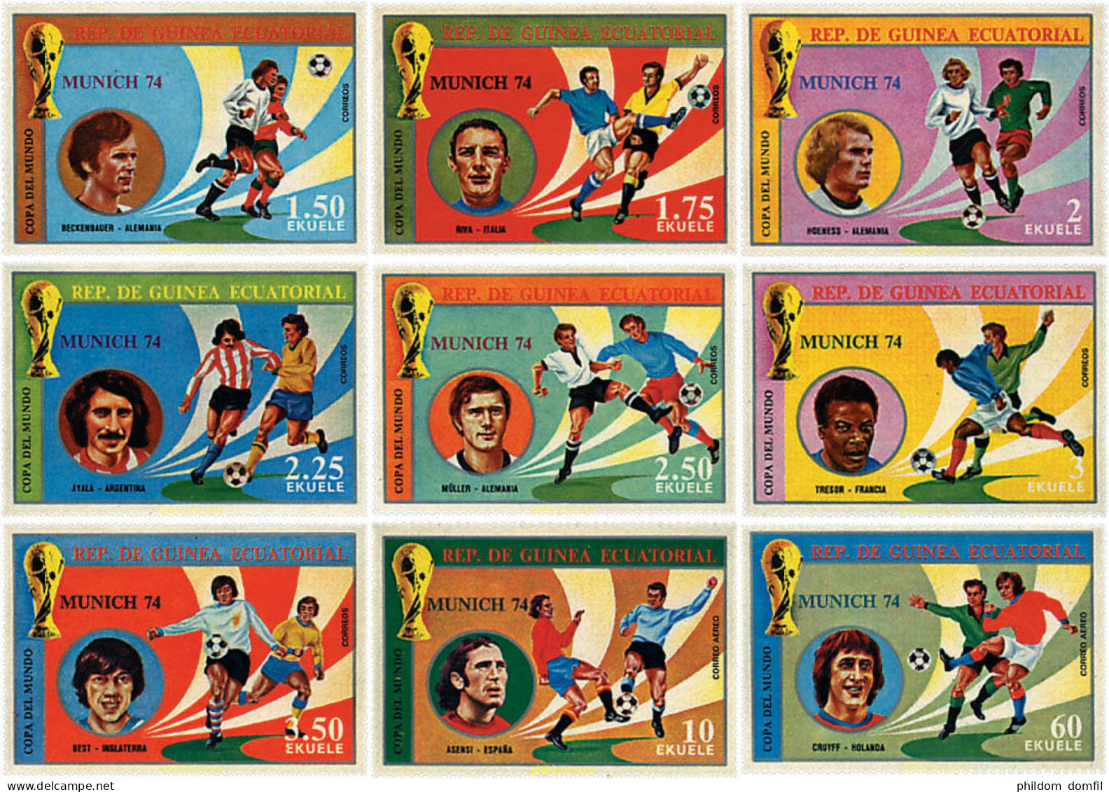 79777 MNH GUINEA ECUATORIAL 1974 COPA DEL MUNDO DE FUTBOL. ALEMANIA-74 - Guinée Equatoriale