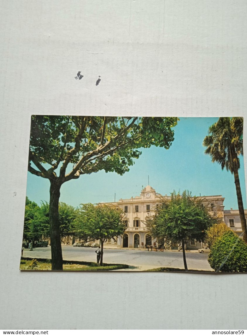 CARTOLINE: SASSARI - PIAZZA STAZIONE FF SS - MOVIMENTATA - NON VIAGGIATA - F/G - COLORI - LEGGI - Sassari