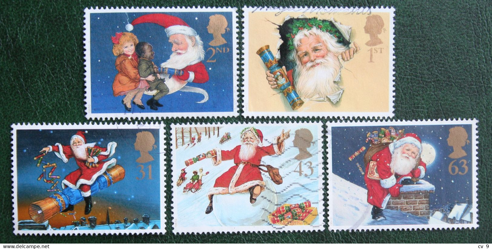 Natale Weihnachten Xmas Noel Kerst (Mi 1714-1718) 1997 Used Gebruikt Oblitere ENGLAND GRANDE-BRETAGNE GB GREAT BRITAIN - Usados