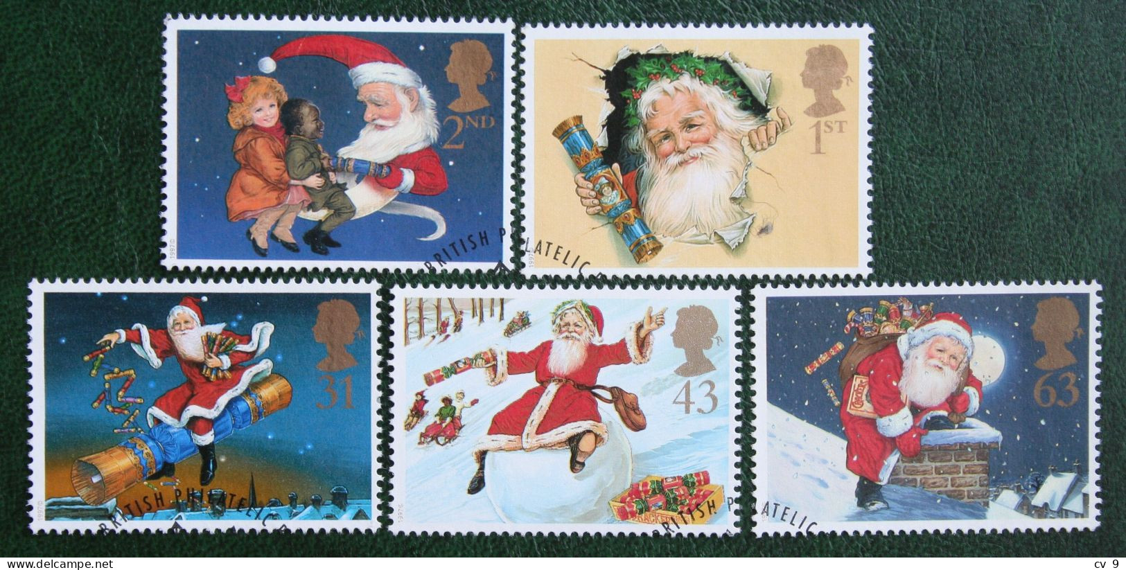 Natale Weihnachten Xmas Noel Kerst (Mi 1714-1718) 1997 Used Gebruikt Oblitere ENGLAND GRANDE-BRETAGNE GB GREAT BRITAIN - Gebruikt