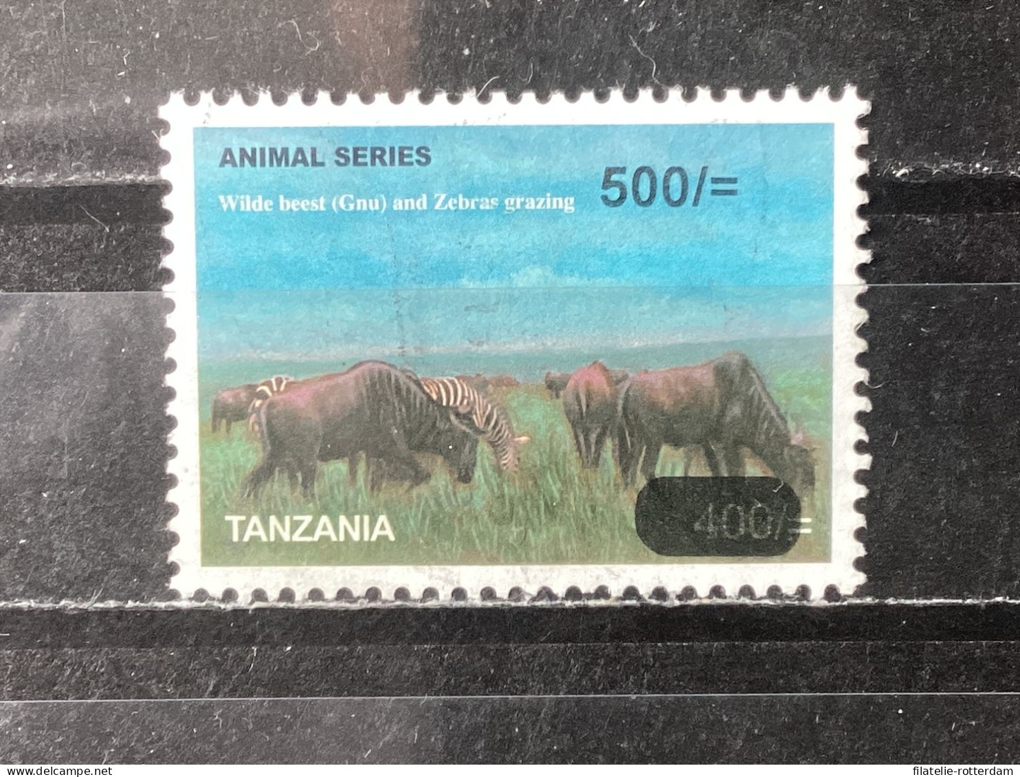 Tanzania - Animals, Wildebeest And Zebra's (500) 2010 - Tanzanie (1964-...)