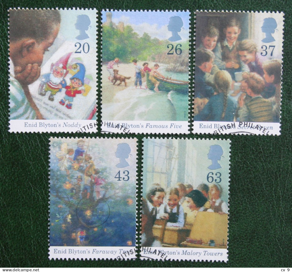 100th Birthday Of Enid Blyton (Mi 1709-1713) 1997 Used Gebruikt Oblitere ENGLAND GRANDE-BRETAGNE GB GREAT BRITAIN - Used Stamps