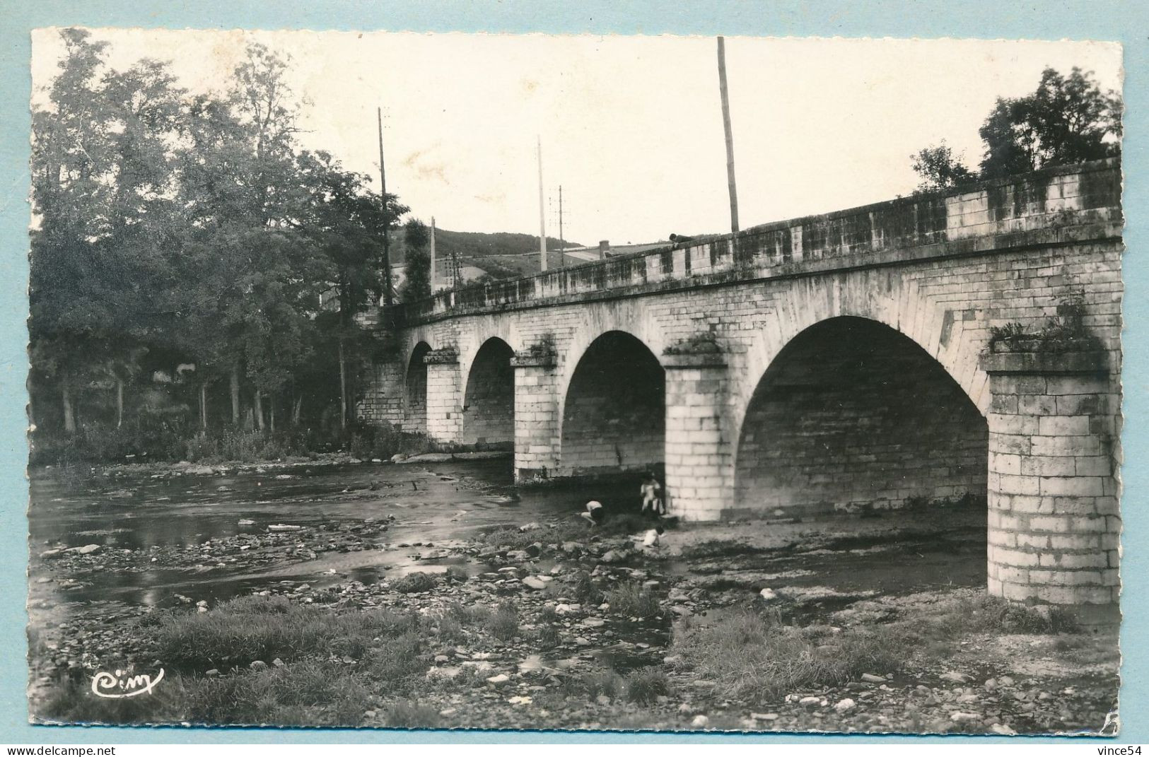 EBREUIL - Le Pont Sur La Sioule - Circulé 1959 - Other & Unclassified