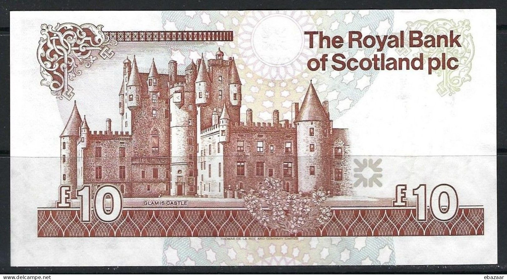 Royal Bank Of Scotland 20.12.2007 Banknote 10 Pounds P-353b Thomas De La Rue, London AUNC - 1 Pound