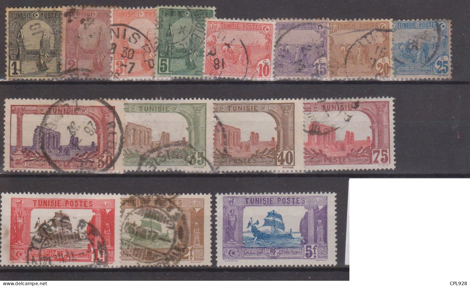 Tunisie N° 29 à 41 (41 Avec Charnière) - Unused Stamps