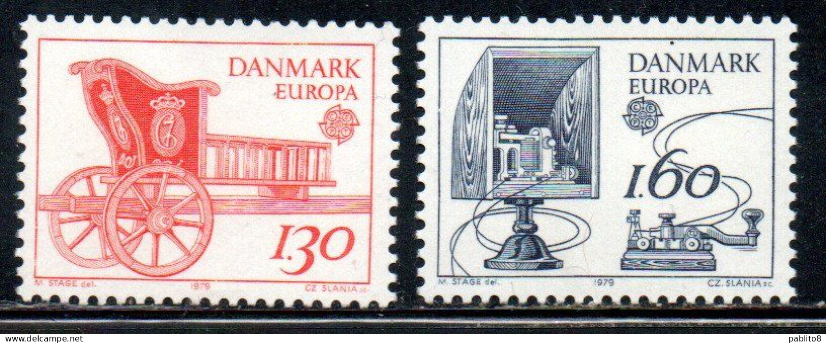 DANEMARK DANMARK DENMARK DANIMARCA 1979 EUROPA CEPT COMPLETE SET SERIE COMPLETA MNH - Neufs