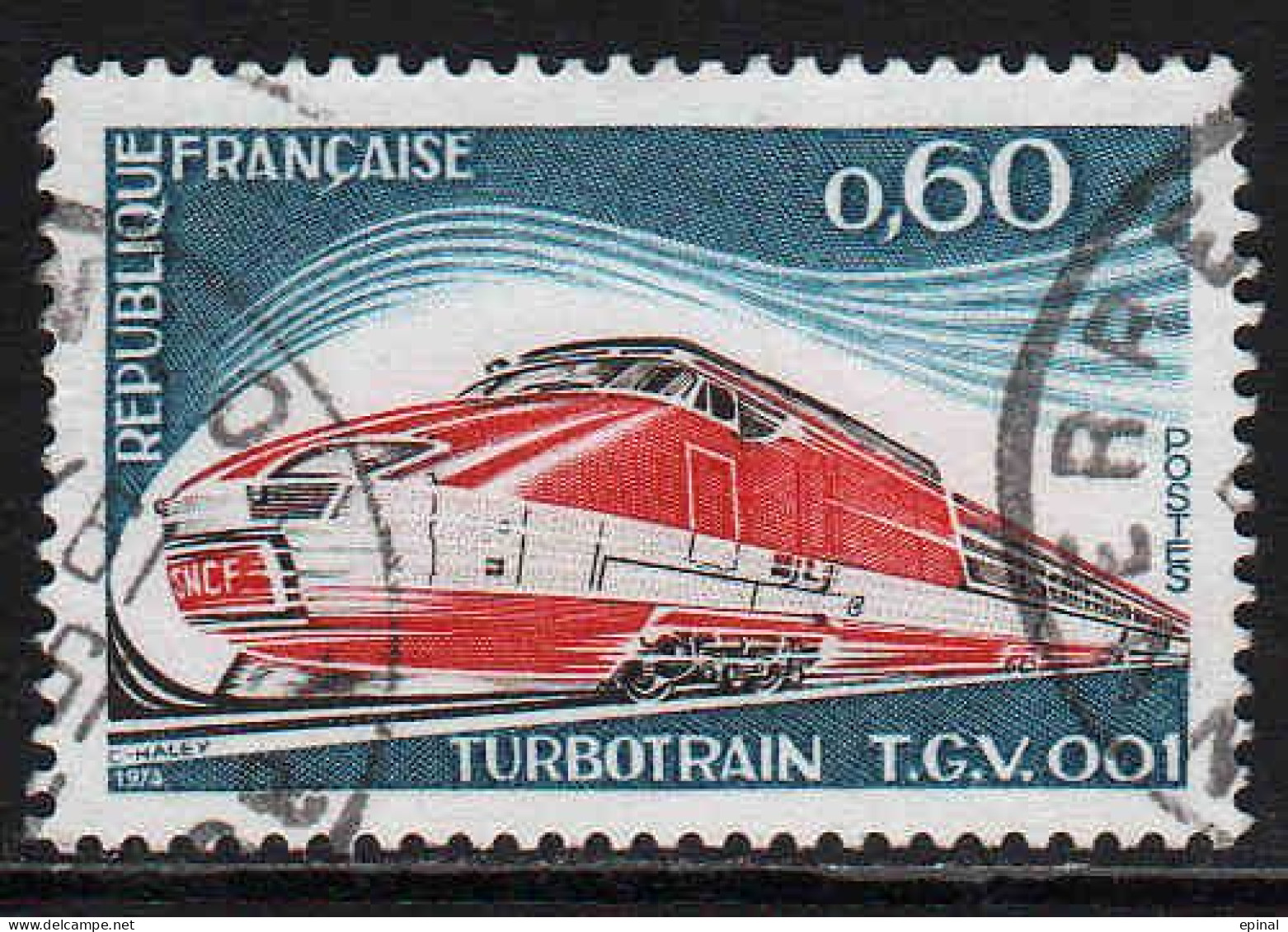 FRANCE : N° 1802 Oblitéré (Turbotrain TGV 001) - PRIX FIXE - - Used Stamps
