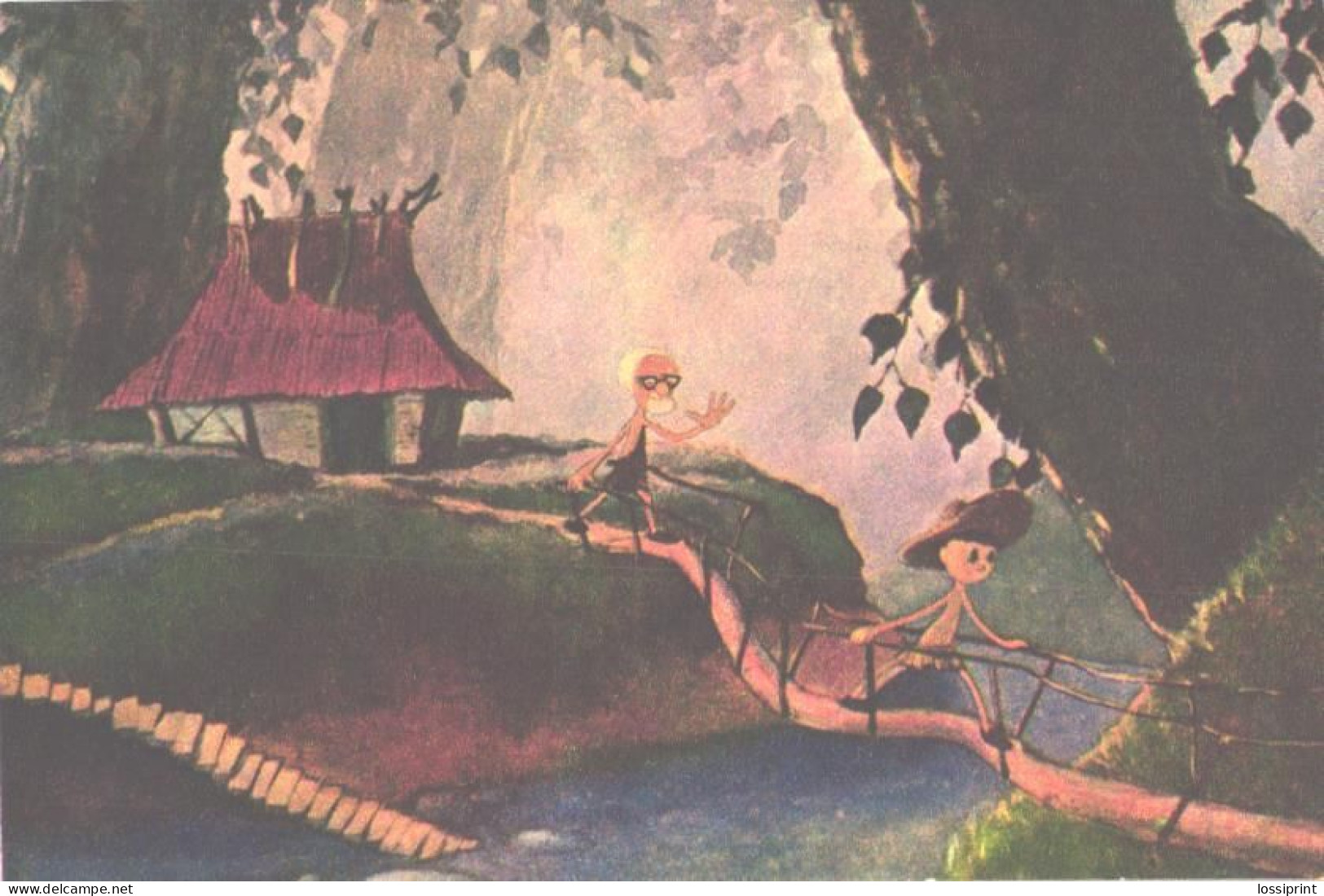 Cartoon Operator Kõps In Deserted Island, 1969 - Fairy Tales, Popular Stories & Legends