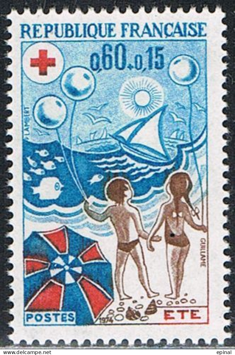 FRANCE : N° 1828 ** (Croix-Rouge) - PRIX FIXE - - Unused Stamps