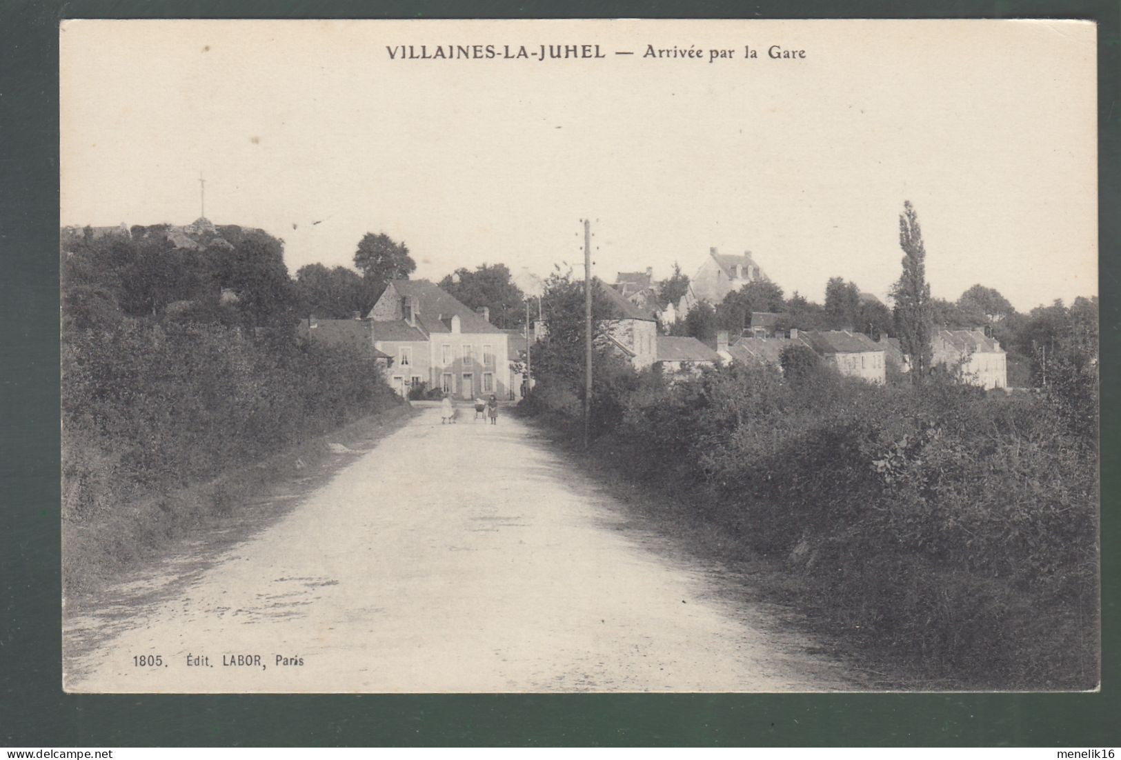 CP - 53 - Villaines-la-Juhel - Arrivée Par La Gare - Villaines La Juhel