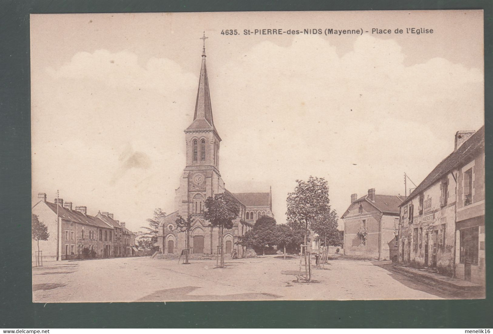 CP - 53 - Saint-Pierre-des-Nids - Place De L'Eglise - Other & Unclassified