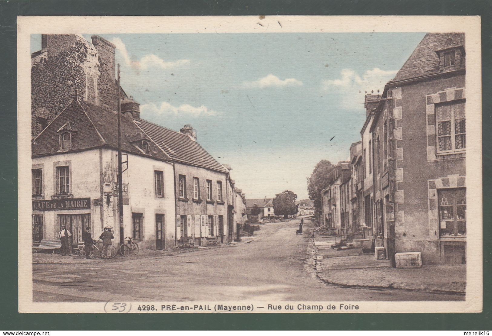 CP - 53 - Pré-en-Pail - Rue Du Champ De Foire - Pre En Pail