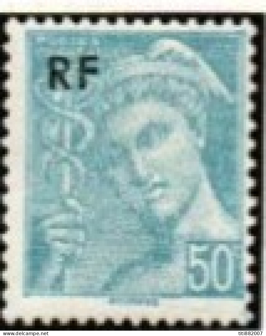 FRANCE    -   1944 .  Y&T N° 660 *.  Très Pale + Trait Horizontal + Neige - Unused Stamps