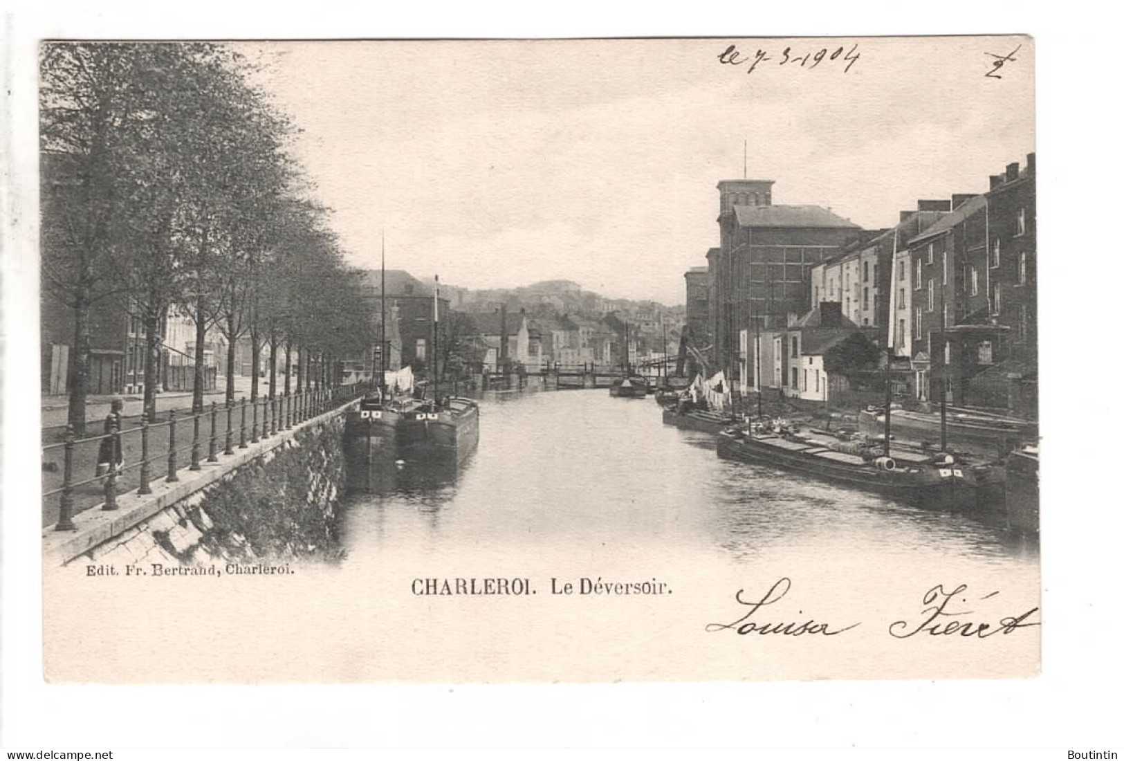 Charleroi  Déversoir ( Péniche ) - Charleroi