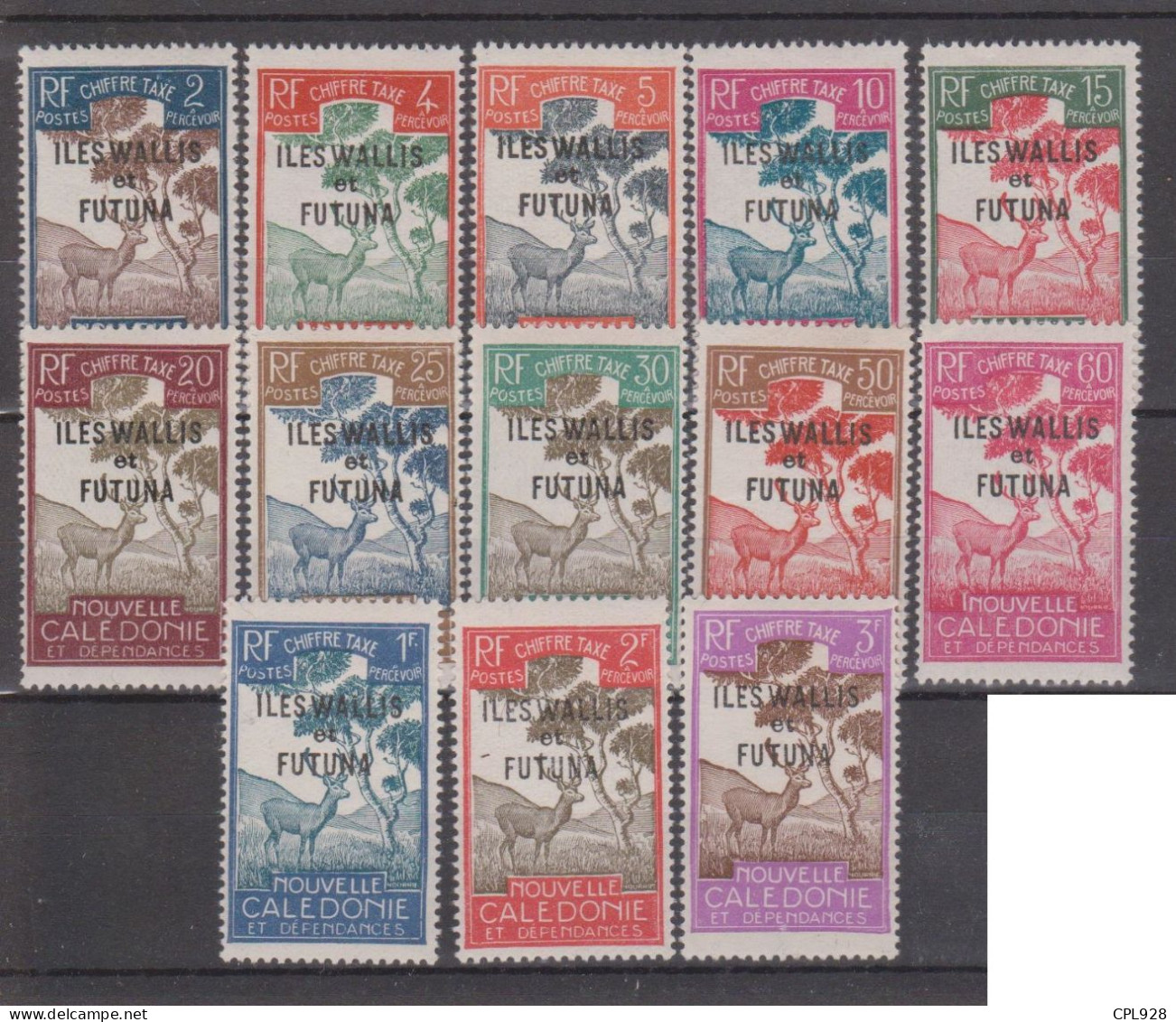 Wallis Et Futuna Taxe N° 11 à 23 Avec Charnières - Unused Stamps