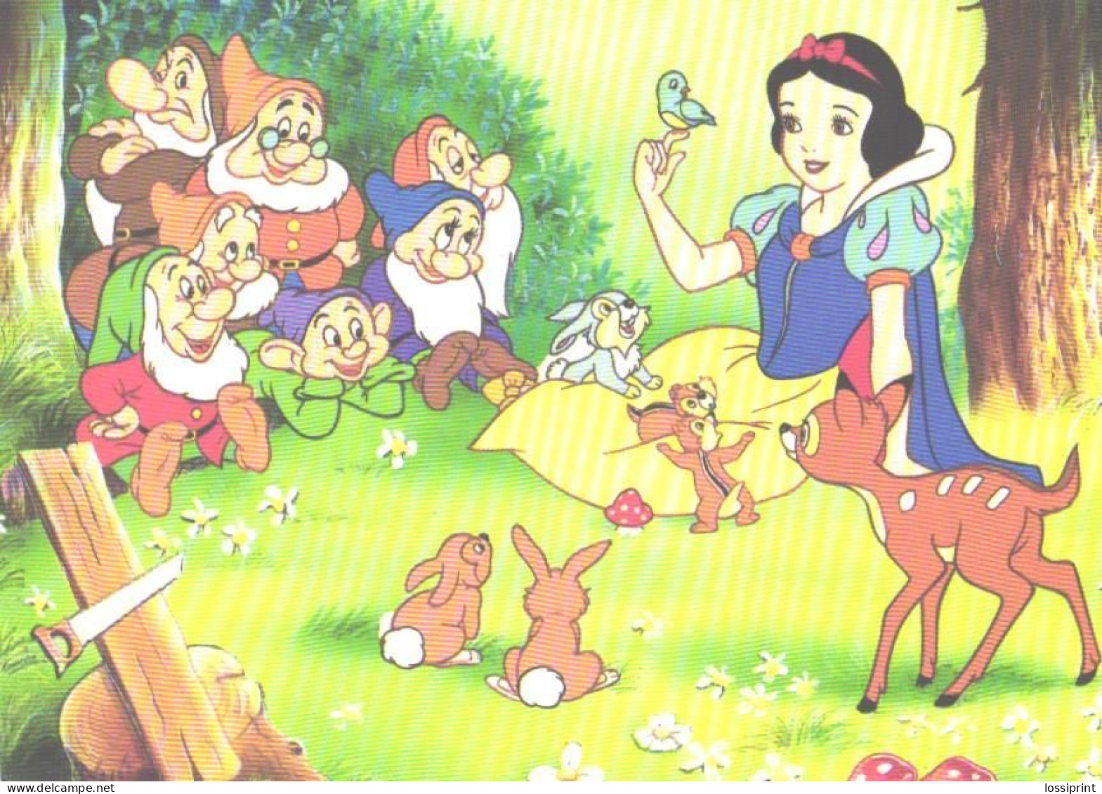 Disney, Snowwhite And 7 Dwarfs, 1998 - Autres & Non Classés