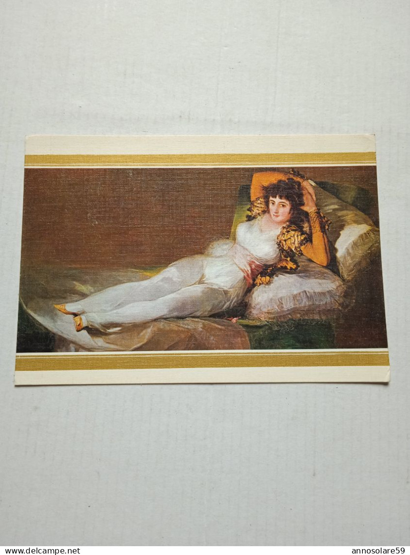 CARTOLINE: GOYA - LA MAJA VESTIDA - MUSEO DEL PRADO (MADRID) - NON VIAGGIATA - F/G - COLORI - LEGGI - Musées