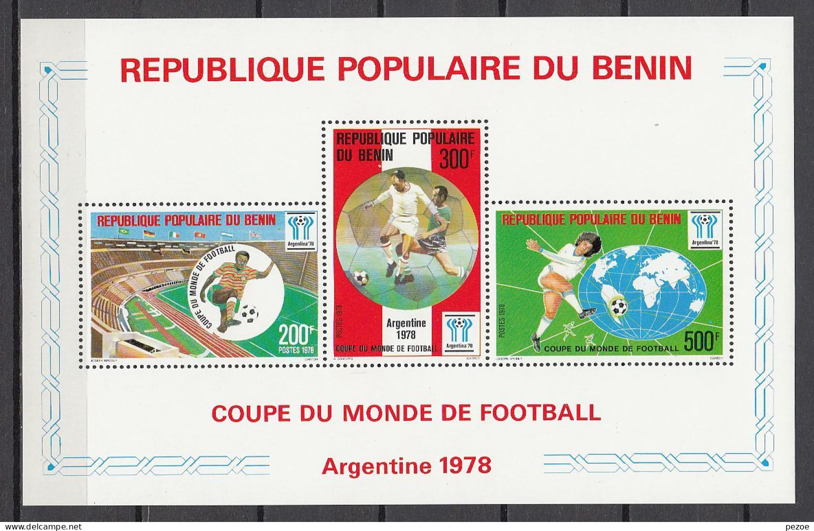 Football / Soccer / Fussball - WM 1978:  Benin  Bl ** - 1978 – Argentina