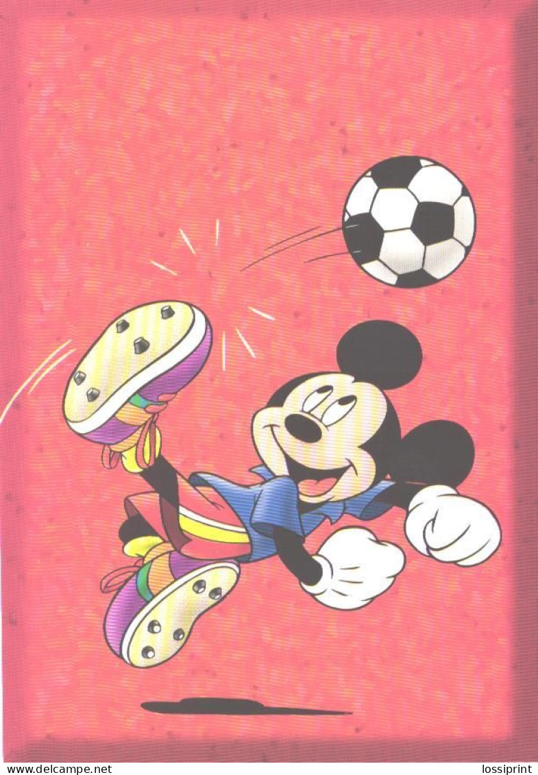 Disney, Mickey Mouse Playing Football, 1998 - Sonstige & Ohne Zuordnung