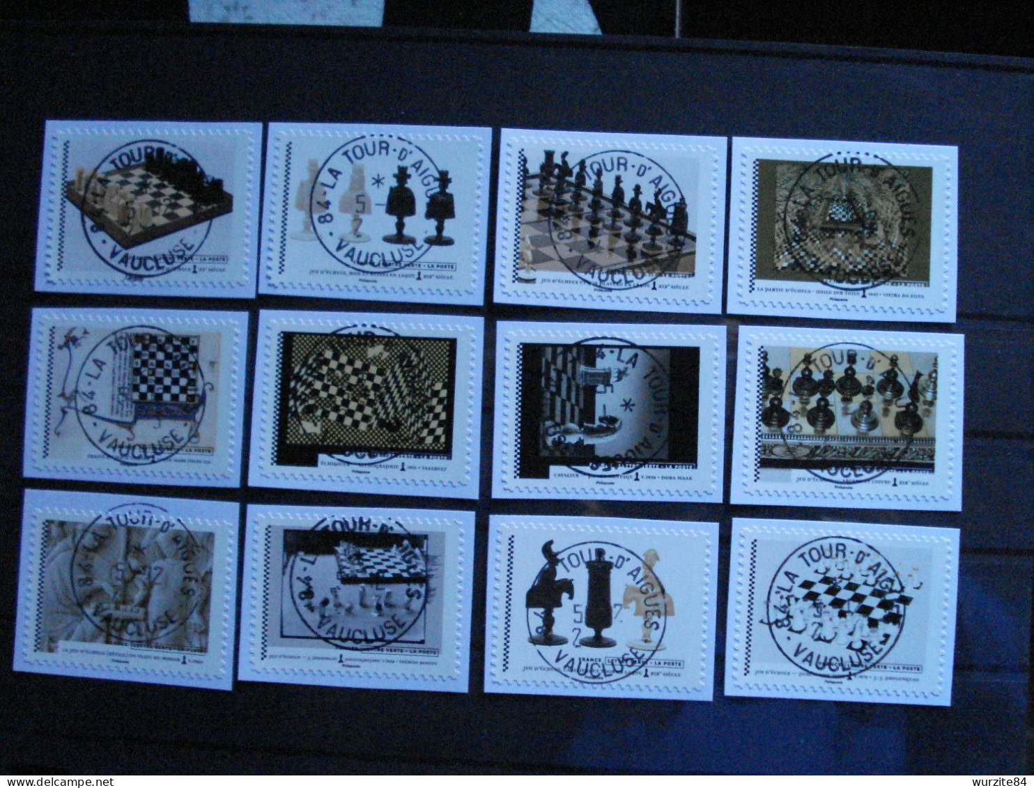 2013 à 2024 Jeux D' Echecs De 2021  Série Complète Oblitérée ***** Avec Cachet Rond Du Guichet De La Poste - Used Stamps