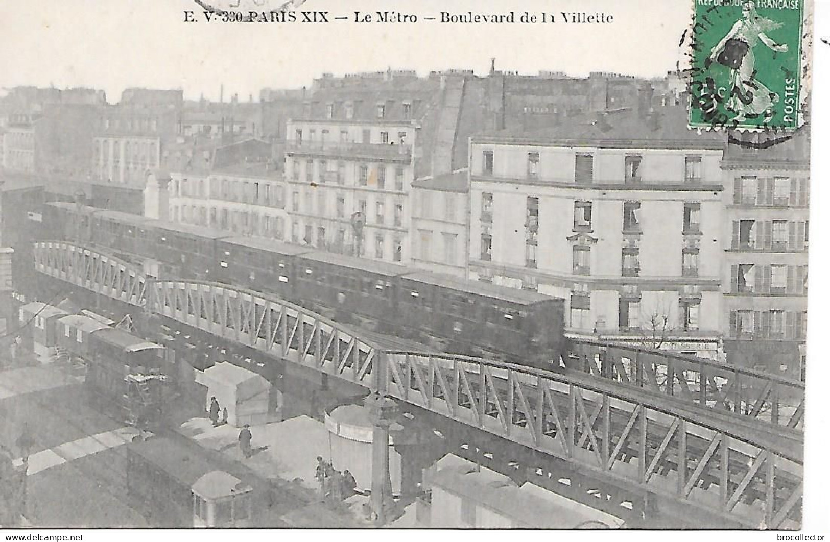 PARIS ( 19eme ) - Le Métro  - Boulevard De La Villette - Subway
