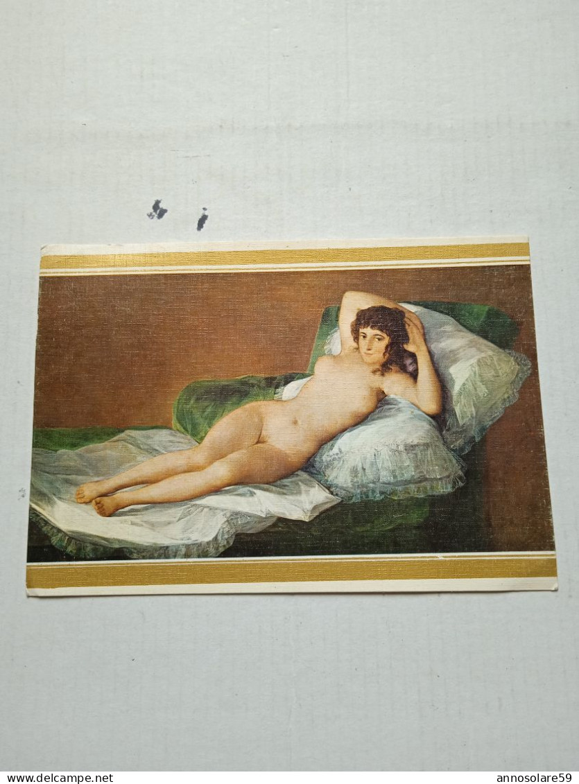 CARTOLINE: GOYA 1746-1828 - LA MAJA DESNUDA - MUSEO DEL PRADO (MADRID) - NON VIAGGIATA - F/G - COLORI - LEGGI - Museen