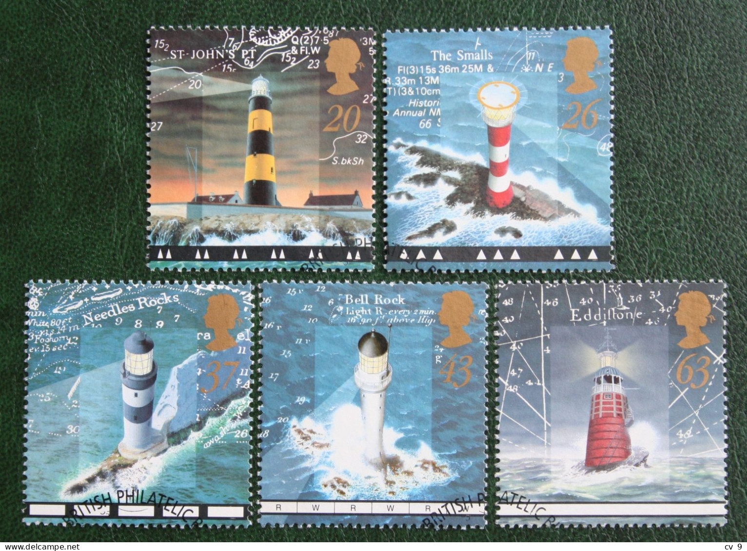 Lighthouse Vuurtoren Leuchtturm Phare (Mi 1742-1746 1998 Used Gebruikt Oblitere ENGLAND GRANDE-BRETAGNE GB GREAT BRITAIN - Used Stamps