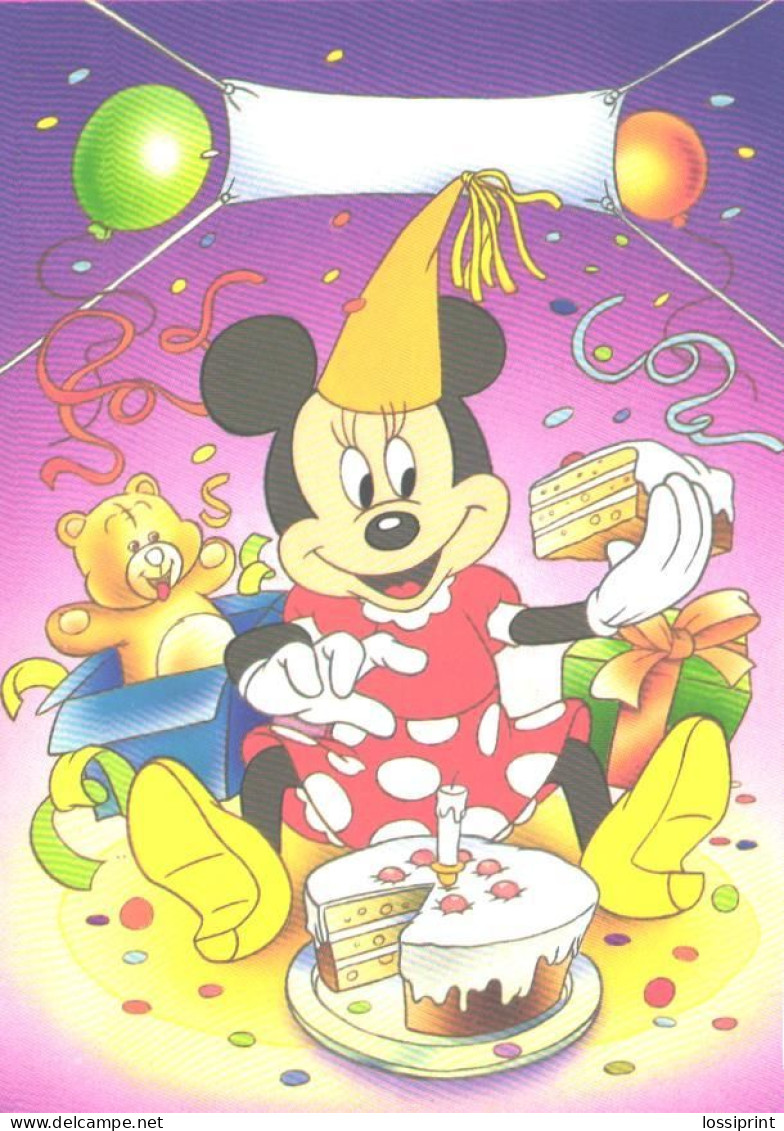 Disney, Minnie Maouse Eating Cake, 1998 - Sonstige & Ohne Zuordnung