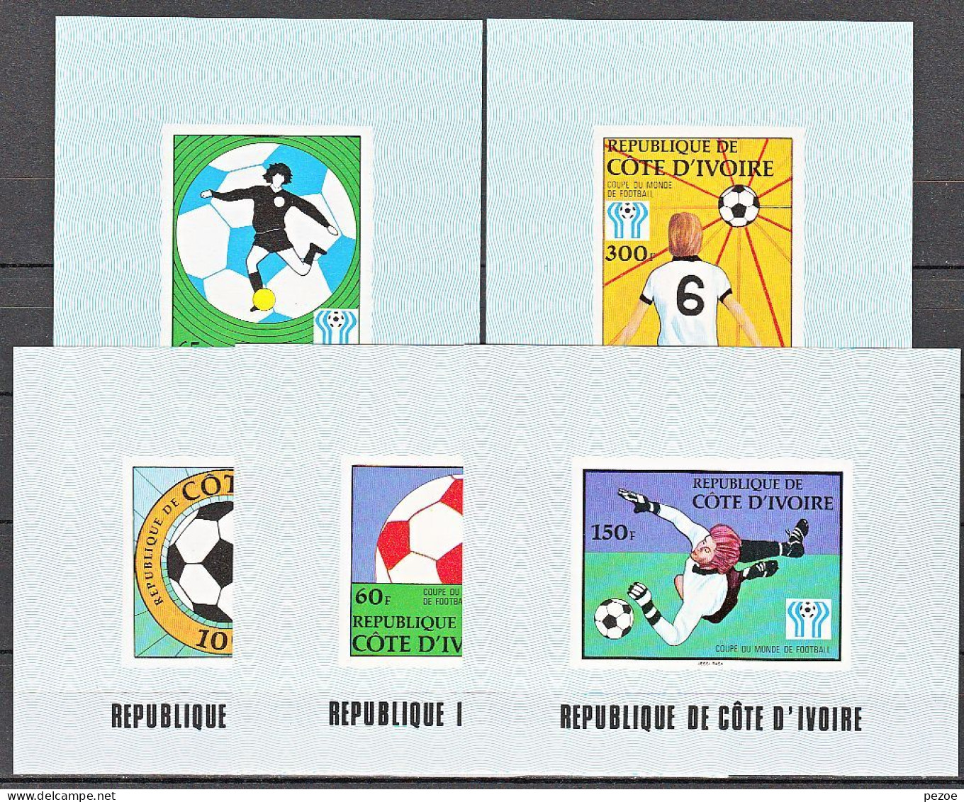 Football / Soccer / Fussball - WM 1978:  Cote D'Ivoire  5 SoBl ** - 1978 – Argentine