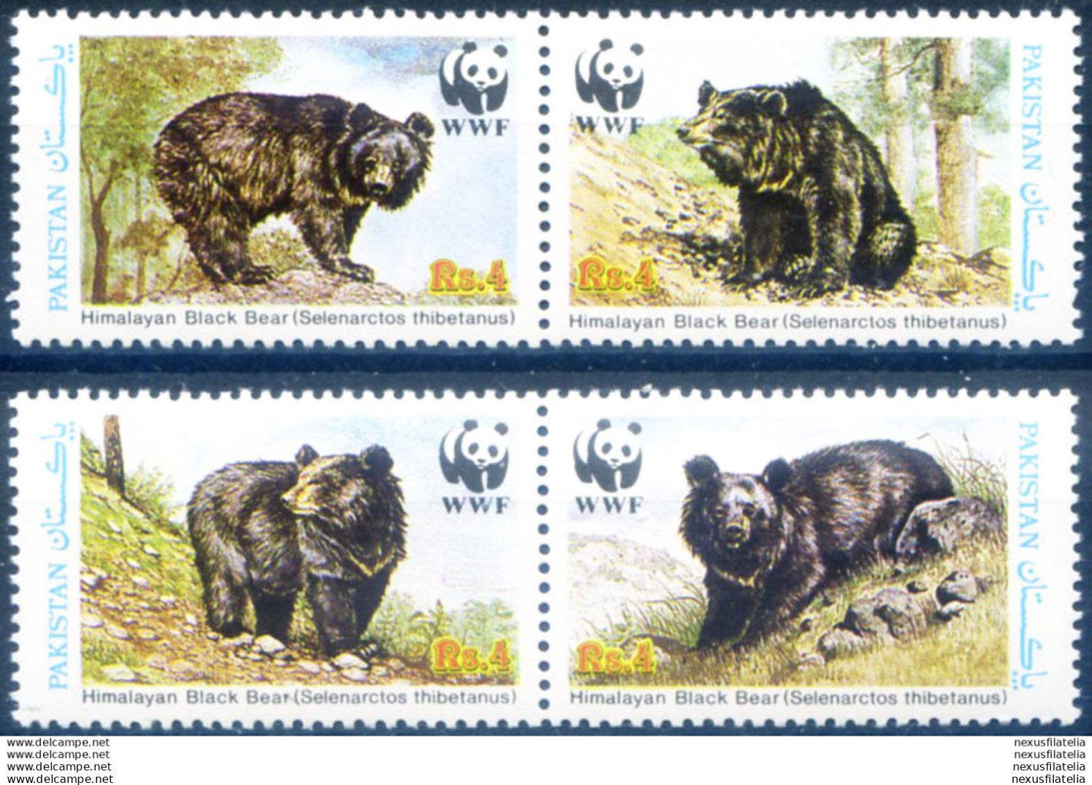 Fauna. WWF. Orso 1989. - Pakistan