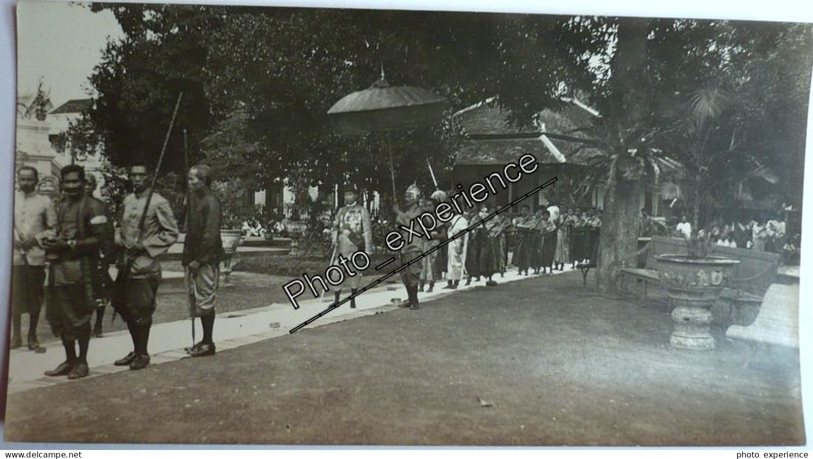 Photo Evénement Roi Royauté King Royalty 1928 PHNOM PENH Cambodge Cambodia Asia Asie Colonial - Asien