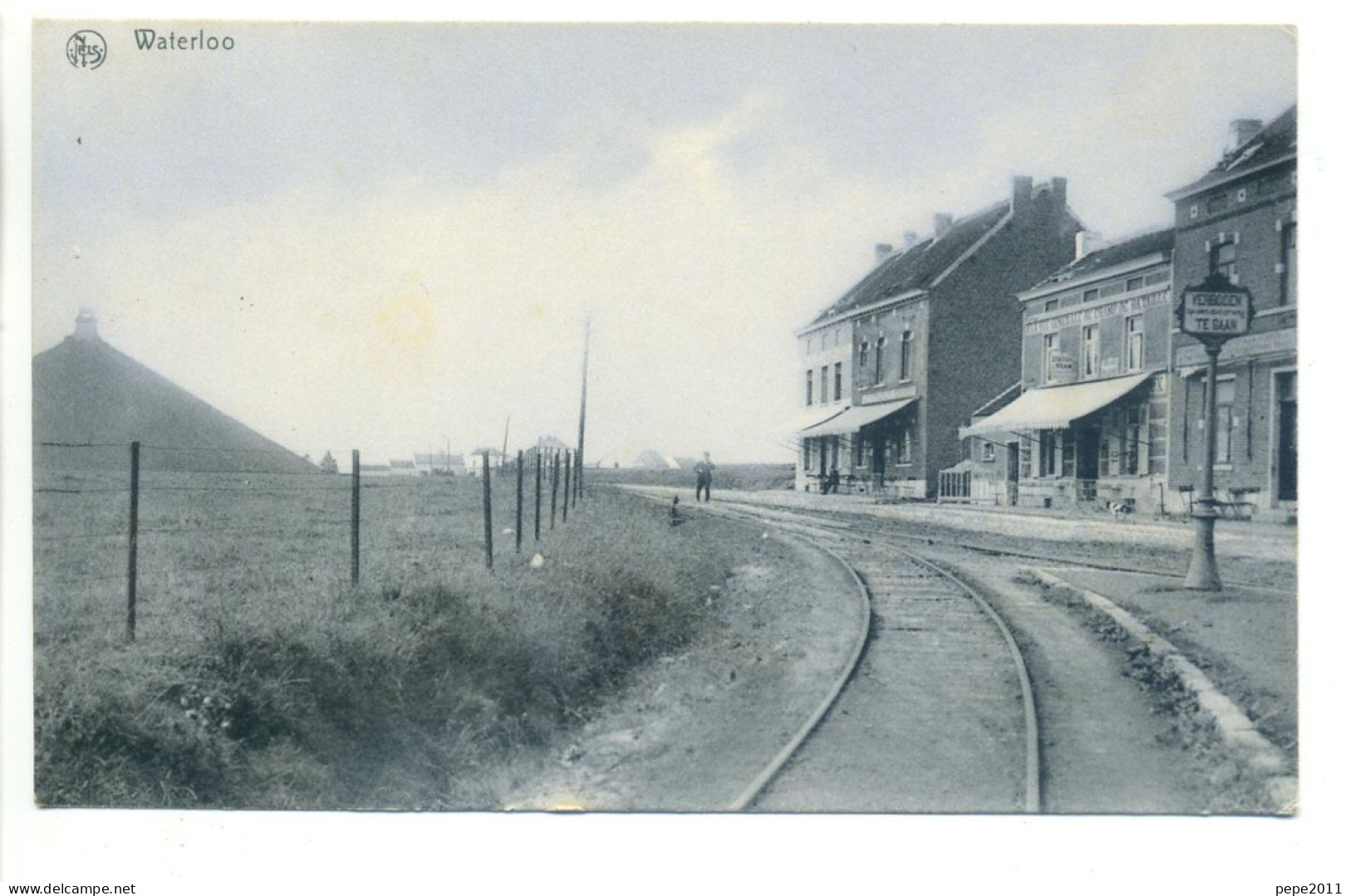 CPA Belgique Brabant Wallon - WATERLOO - Station Du Tram, Tramway - Voies Ferrées - Waterloo