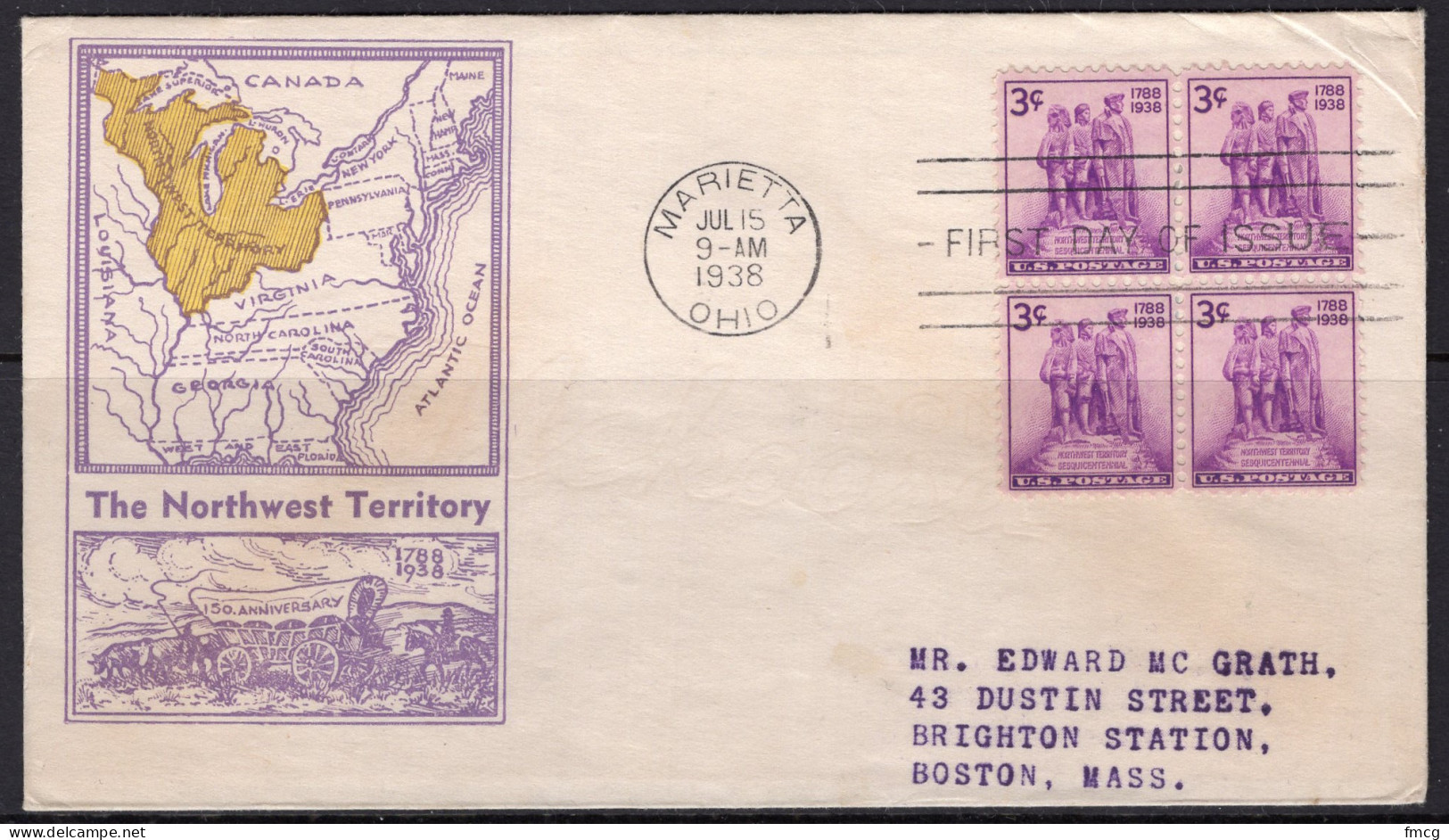 1936 Staehle First Day Cover - Northwest Territory - 1851-1940