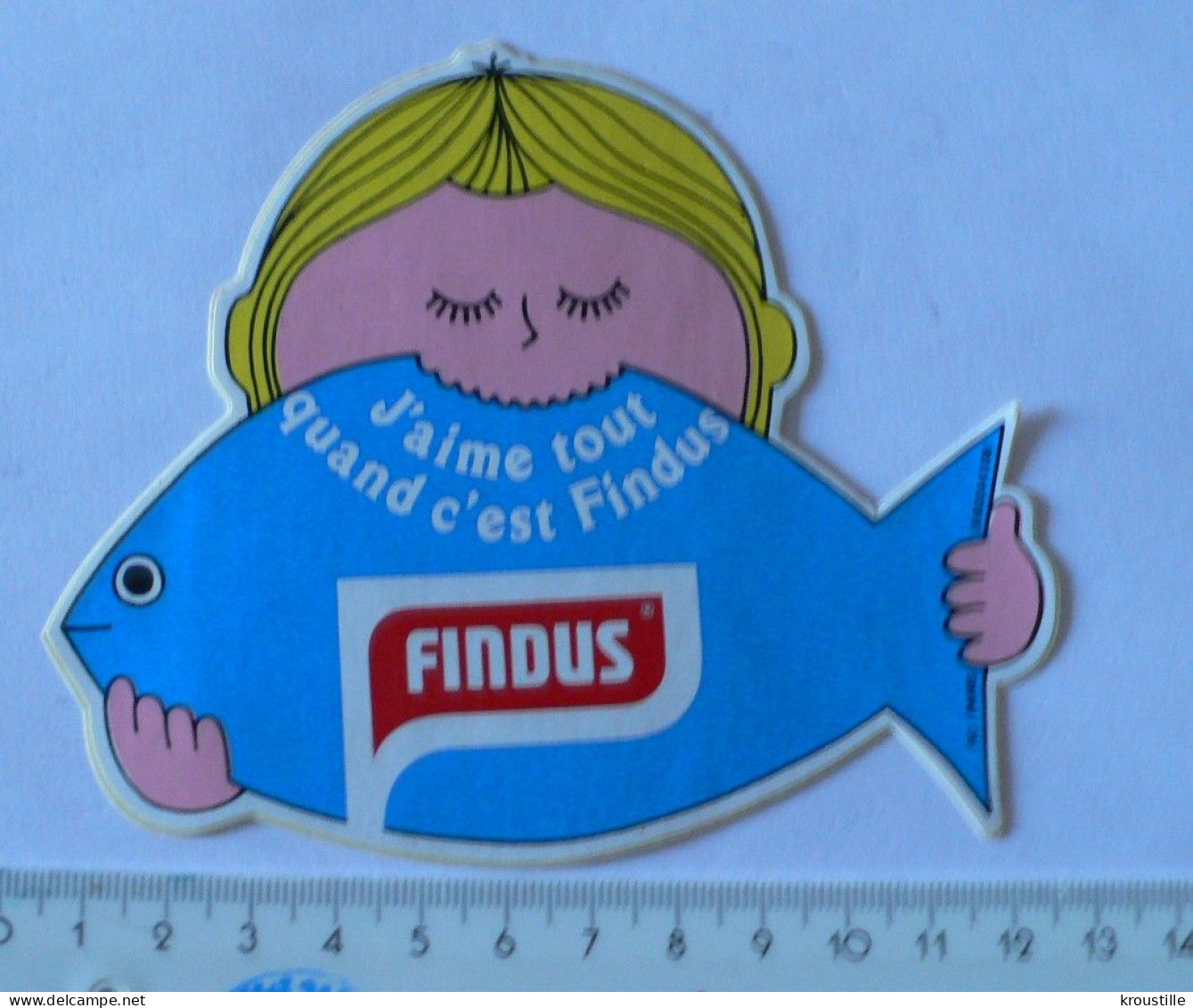 AUTOCOLLANT FINDUS - VINTAGE - Stickers