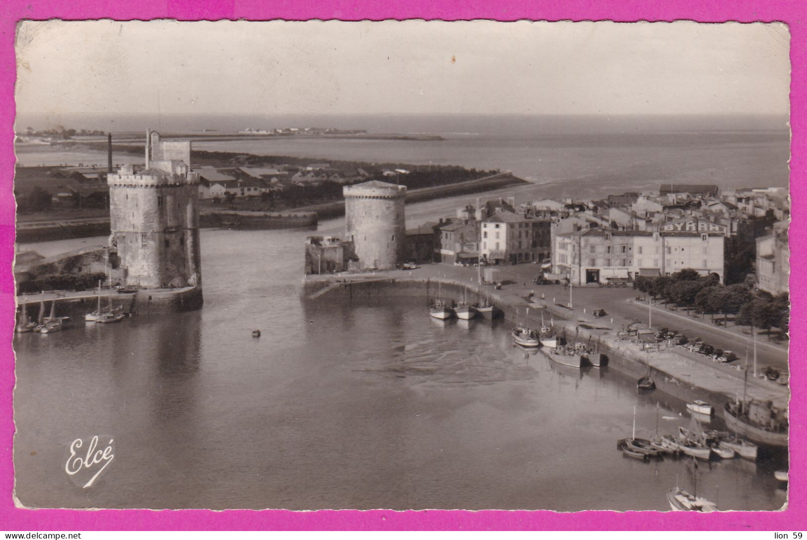 294246 / France - LA ROCHELLE (Ch.-Mer.) Port  PC 1958 Chatelaillon Plage USED  20 Fr. Marianne Of Muller Flamme Chatela - 1955-1961 Marianne Of Muller