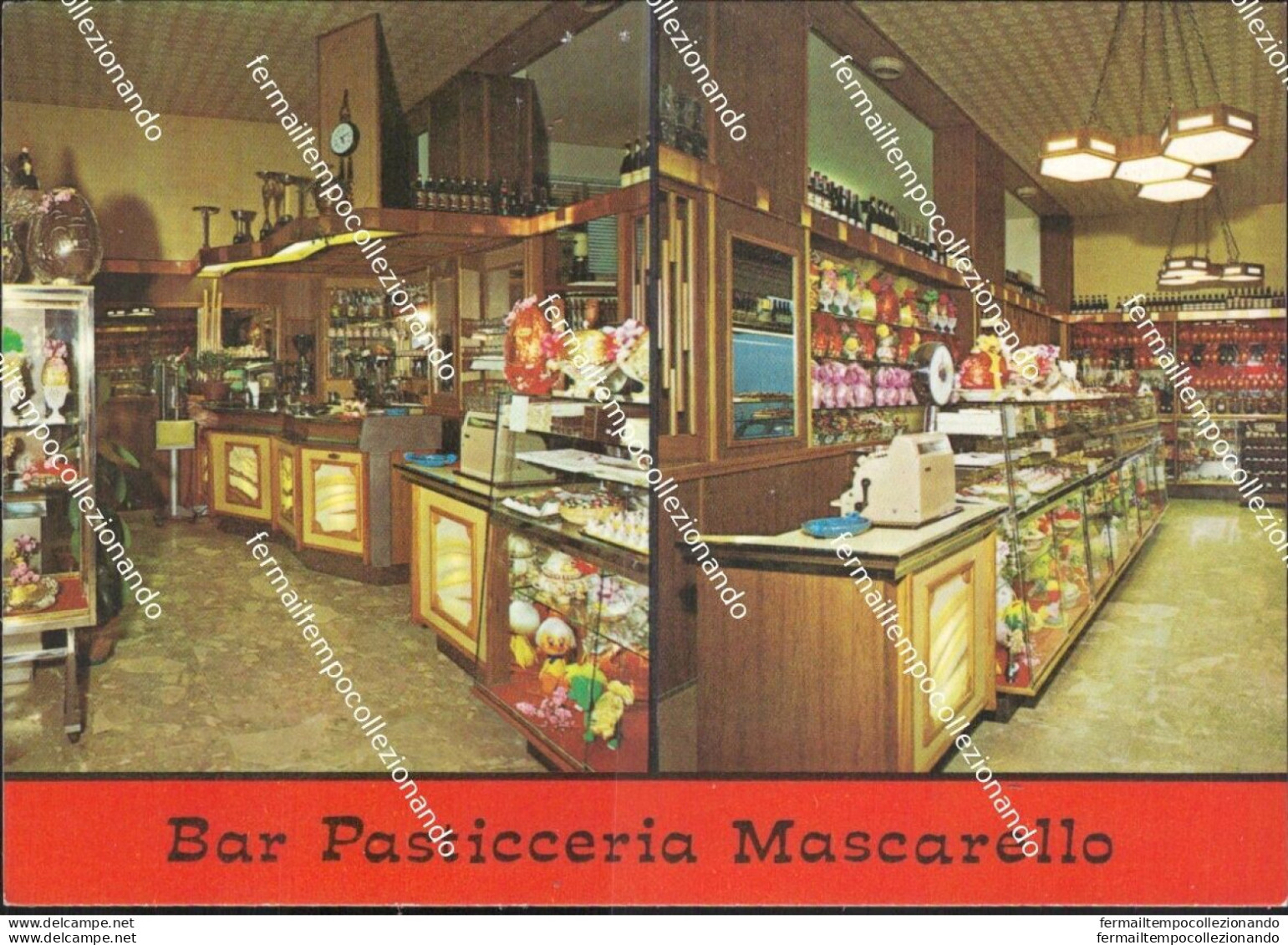 Cm623 Cartolina Germagnano Bar Pasticceria Mascarello Torino Piemonte - Other & Unclassified