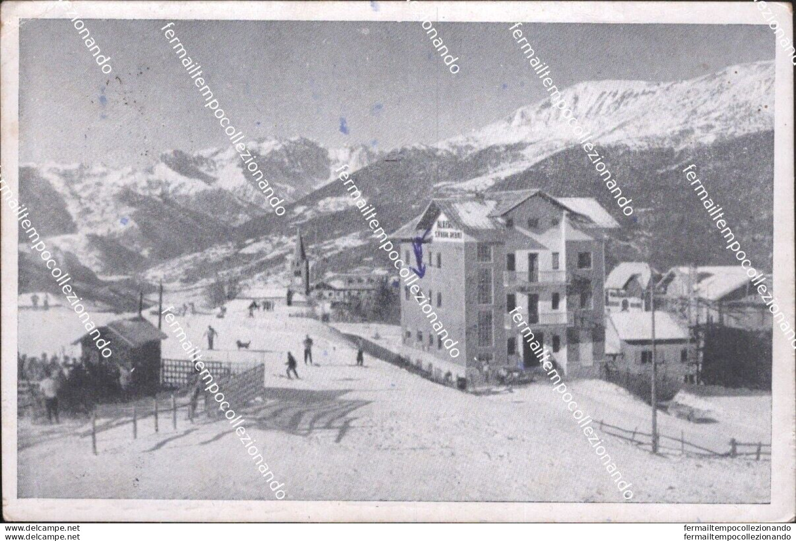 Cm627 Cartolina  Sauze D'oulx Albergo Savoia Provincia Di Torino Piemonte - Other & Unclassified