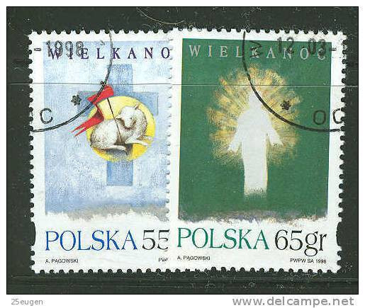POLAND 1998 MICHEL No: 3699-3700 USED - Oblitérés