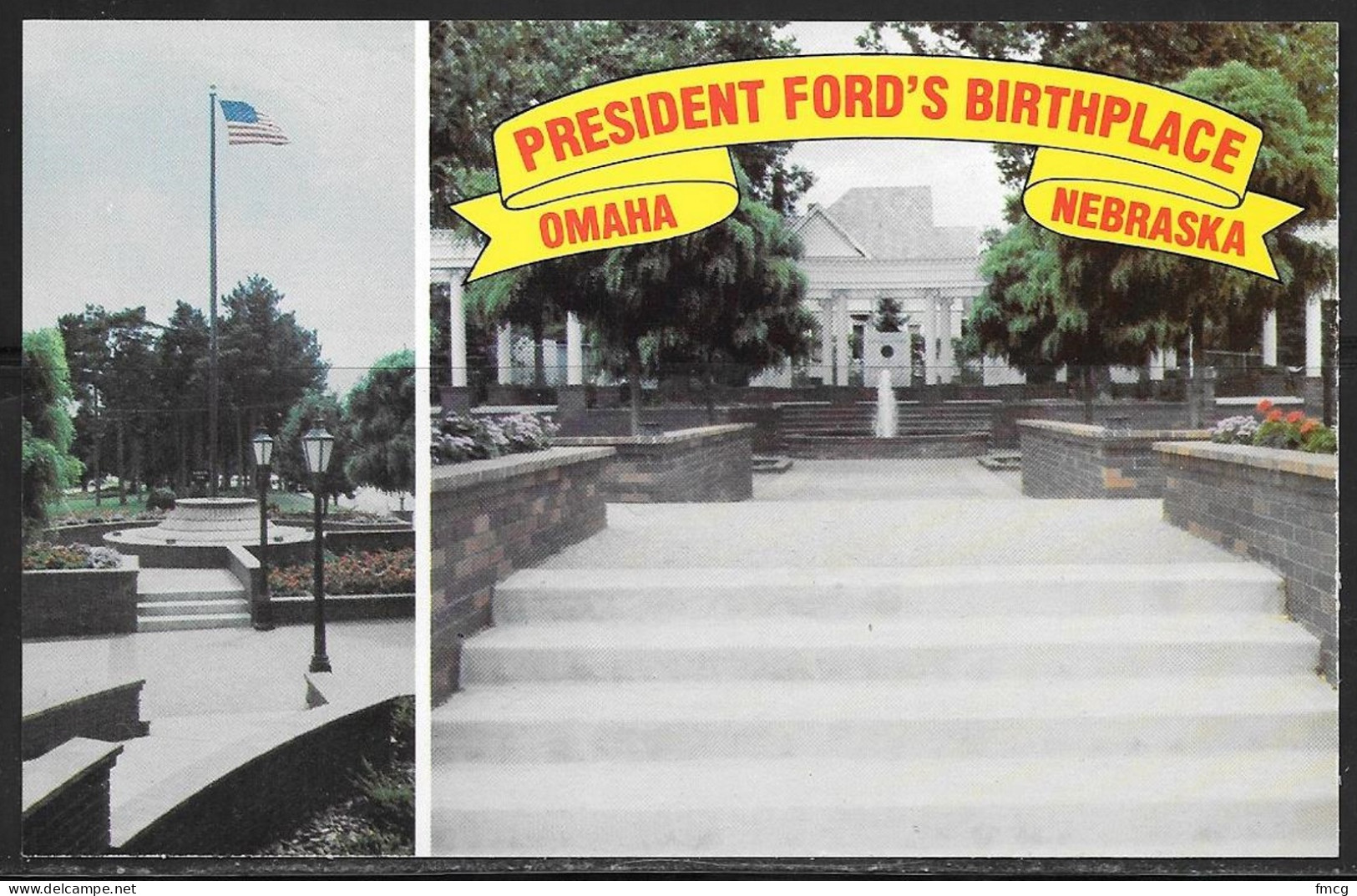 Nebraska, Omaha, President Ford's Birthplace, Unused - Omaha