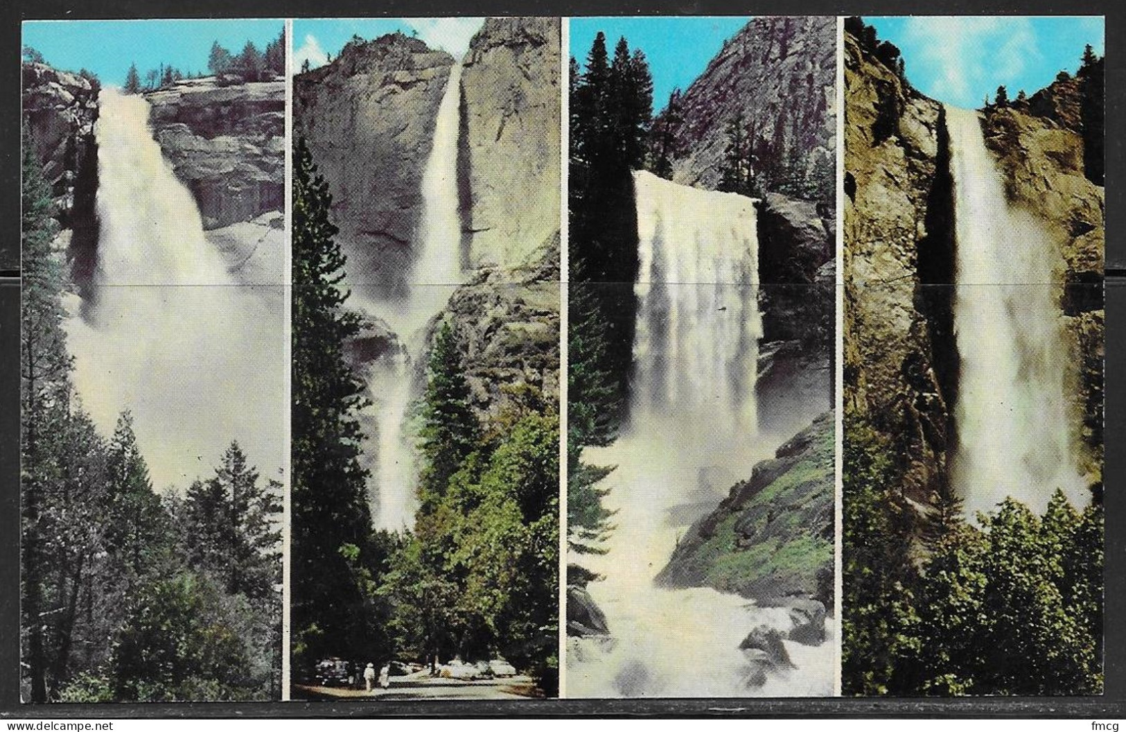 California, Yosemite National Park, Four Waterfalls, Unused - Yosemite