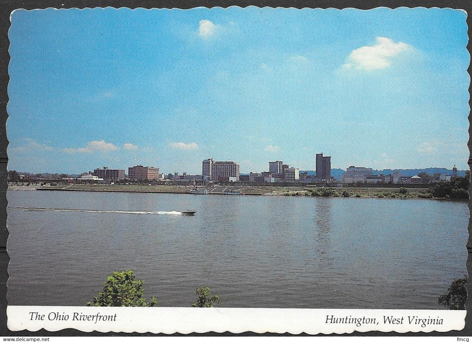 West Virginia, Huntington, Ohio Riverfront Skyline, Unused - Huntington